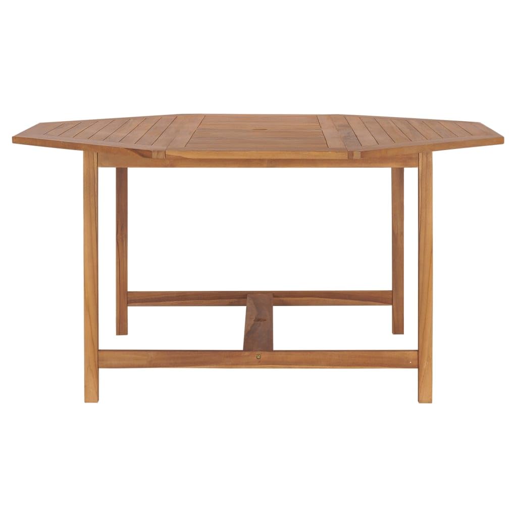 Mobili,Mobili da esterno,Tavoli da esterno,Tavolo da giardino 150x150x75 cm in legno massello di teak