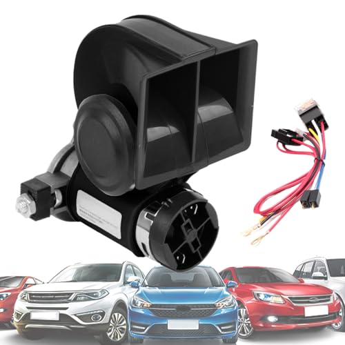 Bocina eléctrica de aire de doble tono de 12V/24V para una máxima seguridad