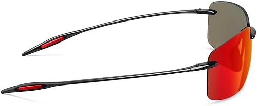 Miniatura 4 de WISTON Lentes de sol polarizados deportivos para hombres y mujeres, marco sin montura Tr90 para correr, pescar, béisbol, conducir, W8001