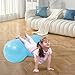 Tuimiyisou Peanut Ball Blue Pregnancy Peanut Ball with Pump PVC Portable Thickened Yoga Ball Flexible Exercise Ball for Therapy, Labor, Birthing and Dog Training,Peanut Ball 35x18