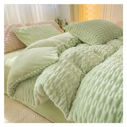 Ensemble de literie d'hiver King Size textile épaissi pour un cocon de tendresse