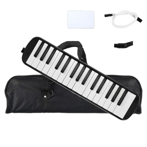 Melodica 32 Keys Double Tubes Harmonium with Carrying Bag Piano Keyboard Instruments for Kids Beginner Melodica Instrument