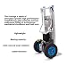 XH-Tool Carro eléctrico Plegable para Muebles, Carro portátil para Subir escaleras, Carretilla...