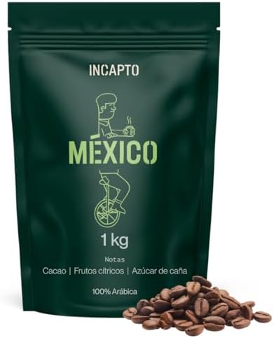 Incapto Café en Grano de Especialidad 1kg | Origen México | 100% ...