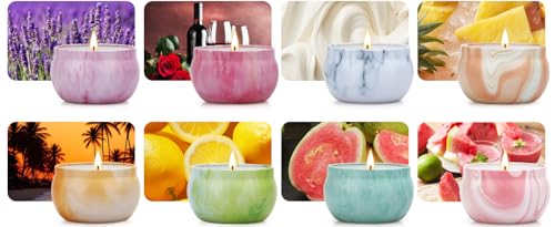 Velas Aromáticas Perfumadas de Regalos para Mujeres,8 Piezas Juegos de Vela Cera de Soja 100% Natural,Regalo de Día de la Madre,Cumpleaños,Aniversario,San Valentín,Navidad,Boda - imagen 17