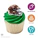 DecoPac NFL San Francisco 49ers Helmet Rings, 24 Football Cupcake Decorations, Officially Licensed, Football Rings, Food Safe Cake Toppers – 24 Pack