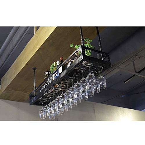 Porte-bouteilles de vin suspendu de qualité premium pour cuisine moderne - 4