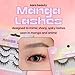 KARA BEAUTY MANGA LASHES Meccha - Faux Mink Manga Style False Eyelashes with Spiky Lash Clusters for Natural Dimension and Lightweight Comfort