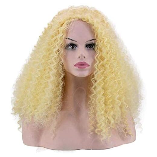 lfsp Naturlig hel peruk hår peruk syntetisk rikedom syntetiska peruker kort afro kinky lockigt ombre blont hår för kvinnor peruker naturligt värmebeständigt hår naturligt utseende hår ersättning peruk