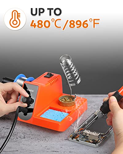 Vastar Soldering Iron - Soldering Iron Station, Anti-Static Soldering Iron Station Kit With On-Off Switch Temperature Adjustable #TOP2