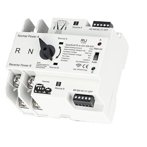 Eviter les coupures de courant avec l'inverseur ATS 3P 125A transfert automatique 230V