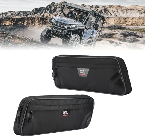 KEMIMOTO 2PCS Side Door Bags Compatible with Pioneer 1000 3P/5P/6...