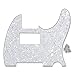 BexGears 8 Hole Electric Guitar Humbucker Pickguard for TL style Guitar Parts (4Ply White Pearl)