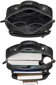 thumbnail: STILORD 'Wilma' Leren Rugzak Voor Vrouwen - Elegant En Praktisch - Vintage Look - Echt Leer