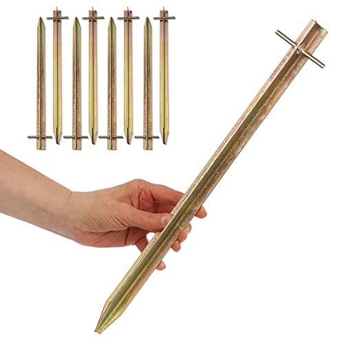 your GEAR 8 x Zelthering TX 400 T-Profil Hering Set aus Stahl 400 x 65/25 x 20mm