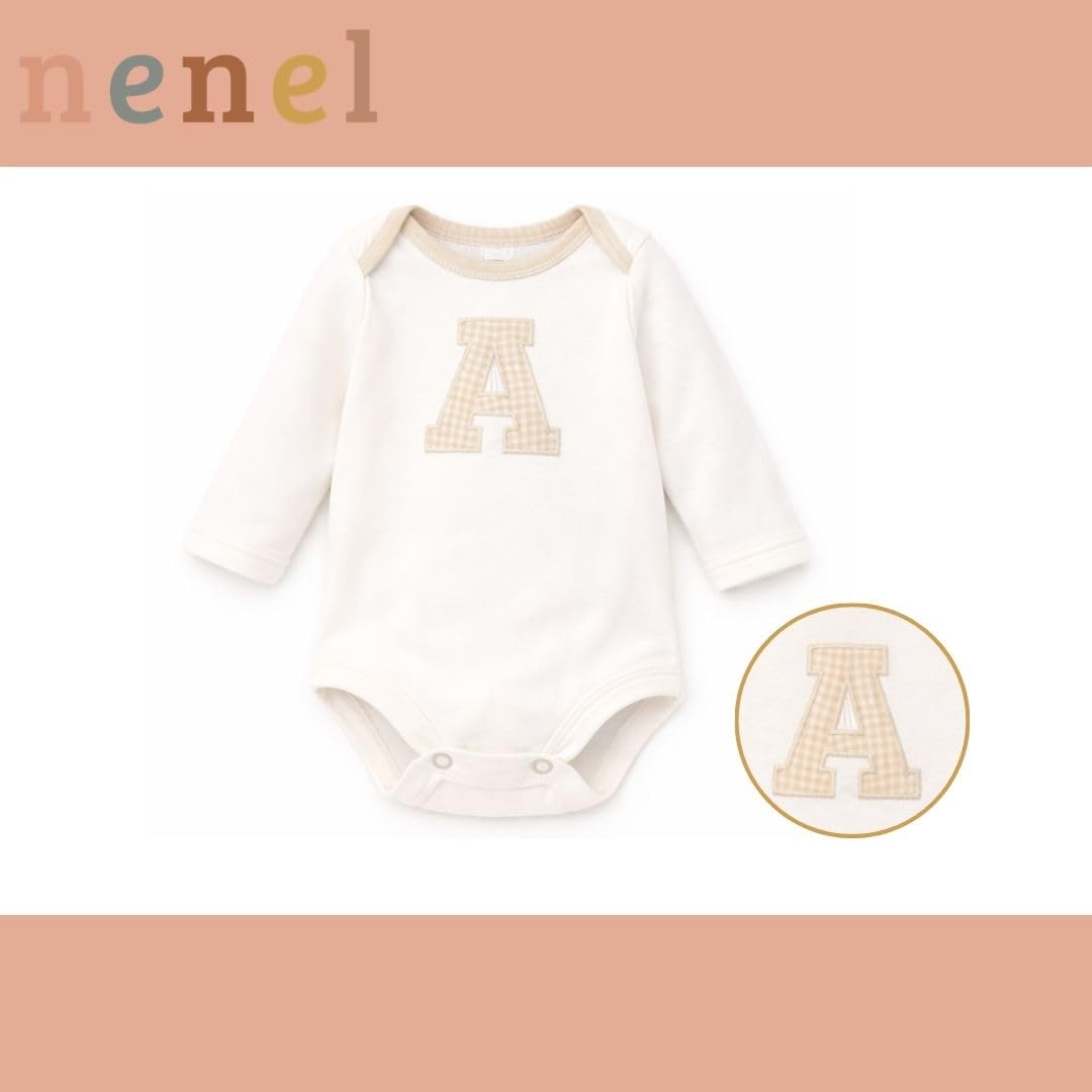 Nenel Conjunto Bebé 3 piezas personalizado – Body, gorro y oso para neonatos con nombre e inicial – Set nacimiento 3 piezas body, gorrito y peluche – Regalo recién nacidos - Manga larga
