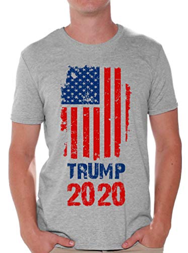 Awkward Styles Trump T Shirt Trump Flag Men's Shirt Political Shirts Trump Gifts Trump 2020 USA Flag M