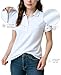 Andrew Scott Women's Golf Polo Shirts | Ultra Soft Quick Dry V Neck Button Collar Tops| Multi Packs & Colors