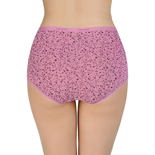 Image of Amante Printed Cotton Full Brief Panty Pack(Pack of 3)