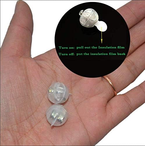 Miniatura 5 de 150 unidslote 150 x multicolor redondo LED flash bola lámpara globo luz largo tiempo de espera para linterna de papel globo luz fiesta boda