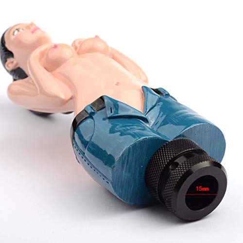 Autoboy Beautiful Sexy Girl Gear Stick Shift Shifter Knob Lever Cover Universal Fit For Car Manual Transmission And Automatic Transmission Without Lock Button(Blue) #TOP4