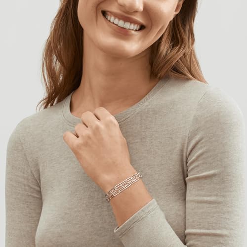 Silpada 'Graffetta' Chain Bracelet in Sterling Silver, 7" + 1"3