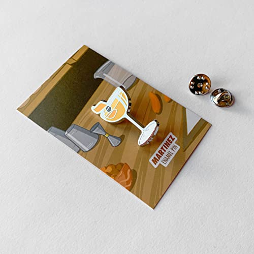 Image of Classic Cocktail Cute Enamel Pins for Bartender Aprons, Jackets, Backpacks and Purses, Shirt and Suit Lapels, Button Badges Brooch Fashion Jewelry