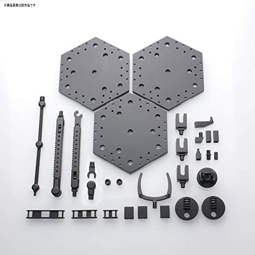Bandai Hobby - Accessory - Black Action Base 4 (1/100) Model Kit Base