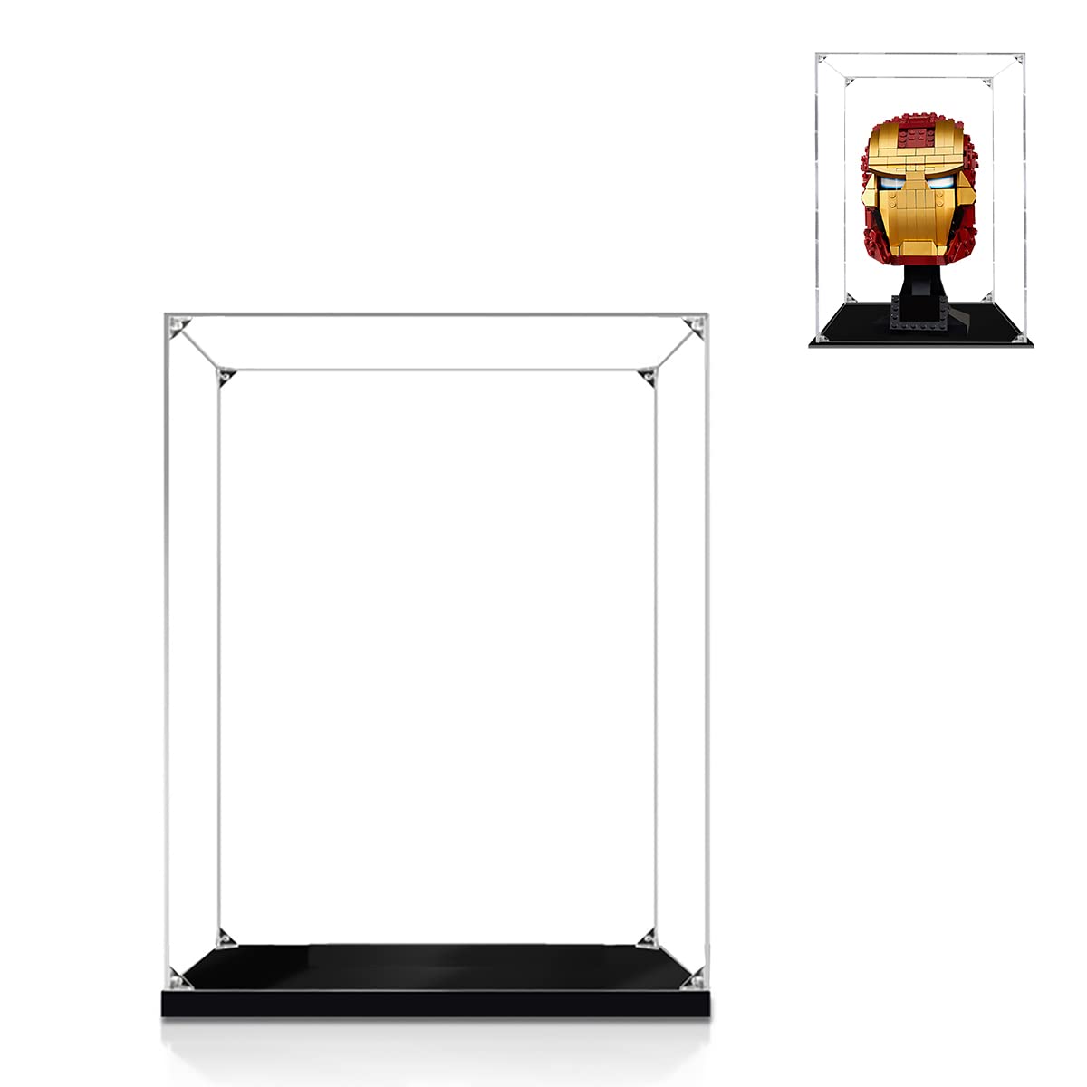 Teca Vetrina Espositiva per Lego Casco di Iron-Man 76165