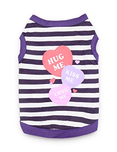 6 Packs Extra Small Dog Puppy Shirts Mommy's Boy Dog Clothes Funny Cute I Love My Dad T Shirt For Small Dogs Girl Xs Puppy Tshirt Cat Clothing Female Vest Apparel #TOP3