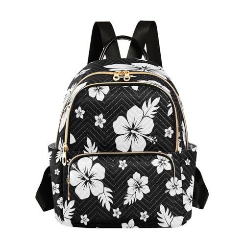Mini sac à dos femme Hibiscus aux finitions matelassées modernes