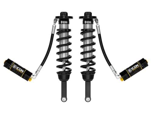 Icon Vehicle Dynamics ICON 2.5 VS Extended Travel, Remote Reservoir/CDCV Coilover Kit, Compatible with 2005-Up Toyota Tacoma, 58735C