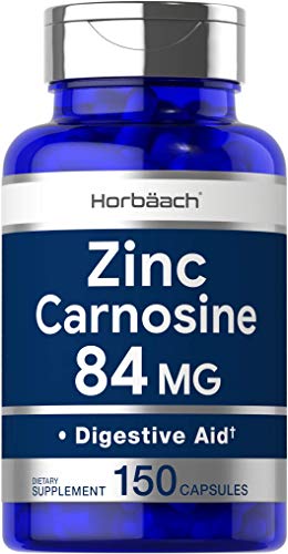 Zinc carnosine supplement | 84mg per capsule | 150 count | non-gm…