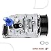 A-Premium A/C Compressor with Clutch Compatible with BMW 335i 3.0L 2012-2013, 335i 3.0L xDrive 2013, X3 3.0L 2011-2016, X4 3.0L 2015-2016