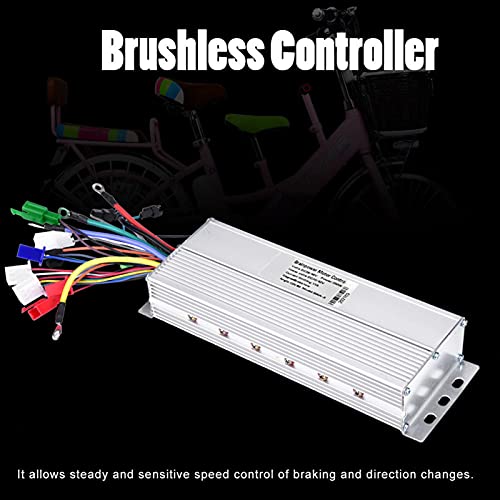 Keenso Controlador de Motor sin escobillas con Panel LCD, 36V/48V 350W Bicicleta eléctrica Controlador de Scooter de Bicicleta eléctrica de montaña Medidor LCD