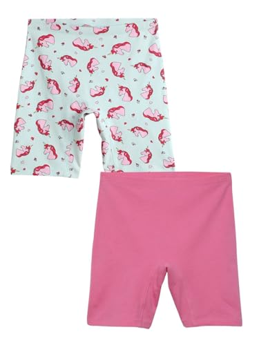 Image of mackly Girls Inner Shorts (Pack of 2) | 2-in-1 Seamless Panty Shorts with Gusset | Soft Breathable Base Layer for Dresses, Skirts