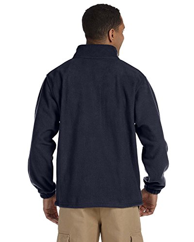 Men's 8 oz. Full-Zip Fleece, Large, NAVY2