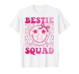 Groovy Bestie Squad Best Friends Matching Girls T-Shirt