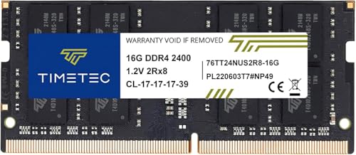 Image of Timetec Hynix IC 16GB DDR4 SODIMM for Intel NUC KIT /Mini PC /HTPC /NUC Board 2400MHz PC4-19200 Non ECC Unbuffered 1.2V CL17 Dual Rank 260 Pin Memory Upgrade(16GB)