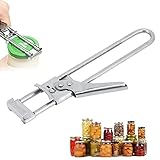 Bottle Opener Adjustable Non-Slip Jar Can Opener Stainless Steel Manual Opener Kitchen Breakfast Coo
