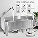Stainless Steel Mop Service Basin，Floor Mount Mop Sink，Mop Cleaning Sink，Vertical industrial sewage tank for balconies, laundry rooms, industries, etc（39.37”×16.1”×21.6”)