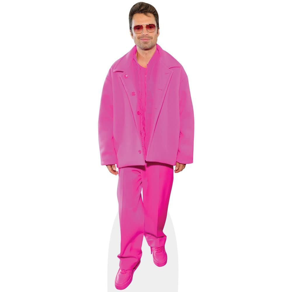 Sebastian Stan (Bright Pink) Mini Size Cutout