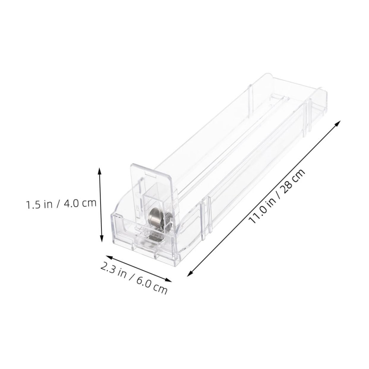 6pcs Automatic Cigarette Display Rack Transparent Organizer for Retail Stores Space Saving Pusher Tray for Easy Access and Efficient Visibility