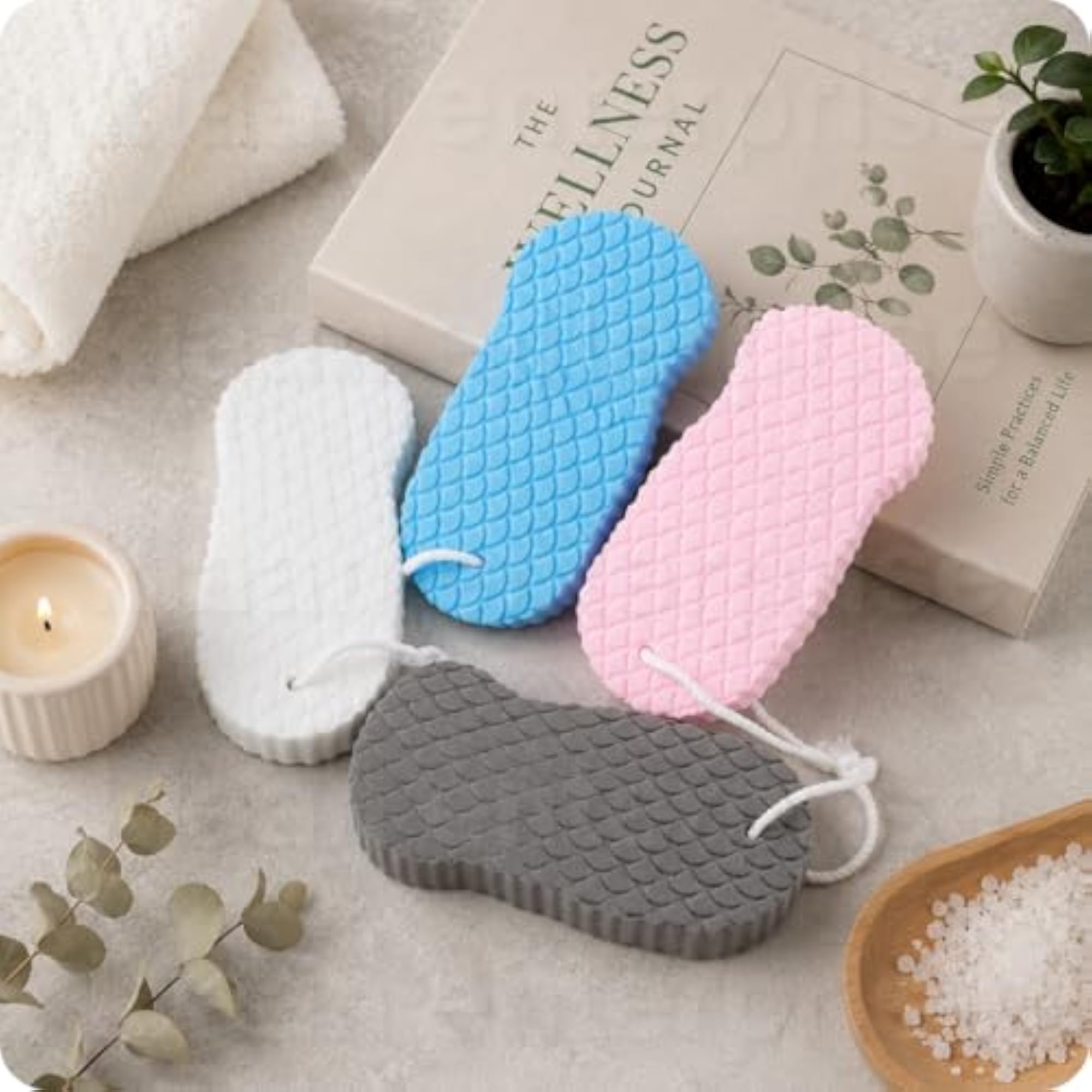 Soft Foam Baby Bath Sponge for Deep Cleaning & Gentle Exfoliation