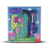 l'essentiel Peppa Pig Hygiene-Set, 2 elektrische Zahnbürste + 1 Etui