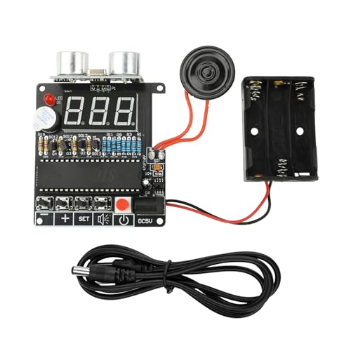 Aideepen Télémètre à ultrasons - Capteur de distance - Kit électronique avec sortie vocale - Pour la maison, l'école et la formation de soudeur (produit...