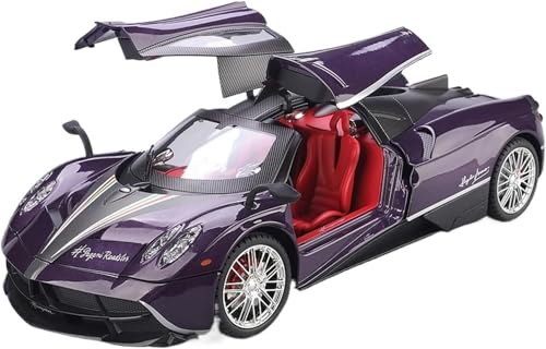Image of Alokik Enterprise 1:18 Big Size Pagani Huayra Dinastia Diecast Metal Pull Back Car with 6 Openable Doors with Sound and Light Toy Decoration car Best Gift Toys for Kids 【Color As Per Stock】
