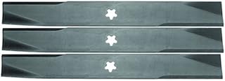 (3 Pack) Aftermarket Premium Replacement XHT Lawn Mower Deck Blade fits AYP 156468 | 17-3/8