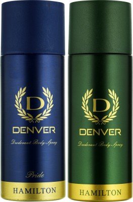 DENVER Denver Hamilton and Pride Deo Combo (Pack of 2) Deodorant Spray - For Men(150 ml)