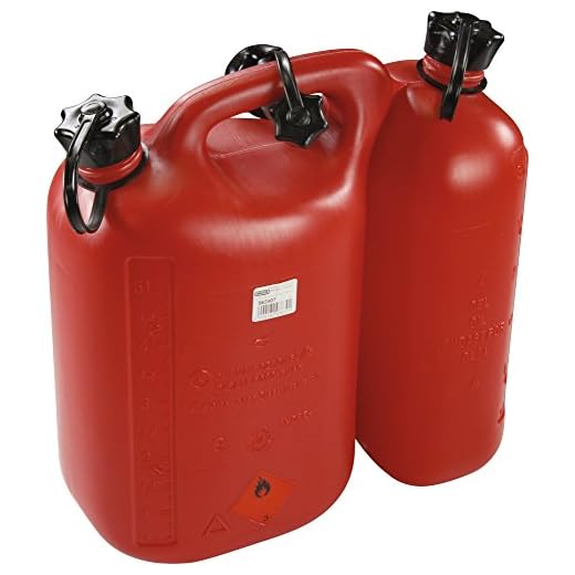 Oregon 562407 - Combi-can rojo, 5 litros de combustible y aceite de 3 litros